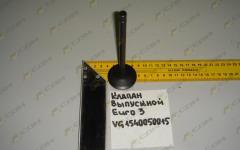 Клапан впускной (Euro 3) VG1540050015