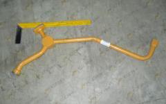 Трубка от распред.клапана на цилиндр подъема стрелы (тройник) CDM855 LG853.07.12