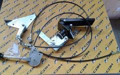 Трос газа в сборе с педалью газа, рычагом ручного газа и кронштейнами крепления CDM520A6