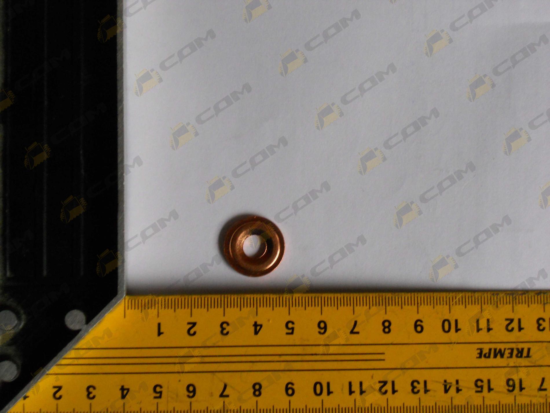 Прокладка форсунки медная d=7, D=19 (Euro 3) VG1540080019B