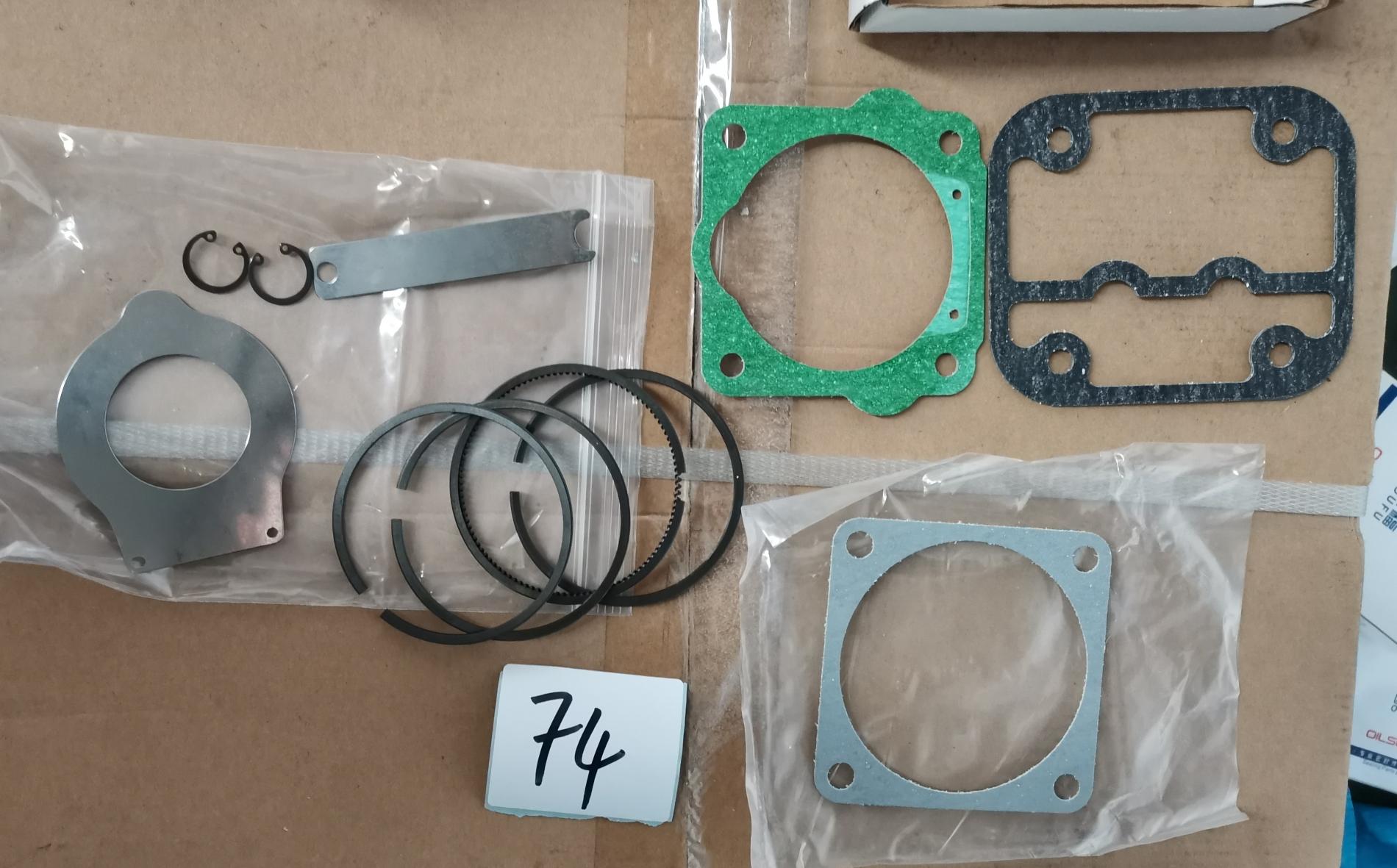 Комплект прокладок компрессора воздушного одноцилиндрового CDM855 1723580484