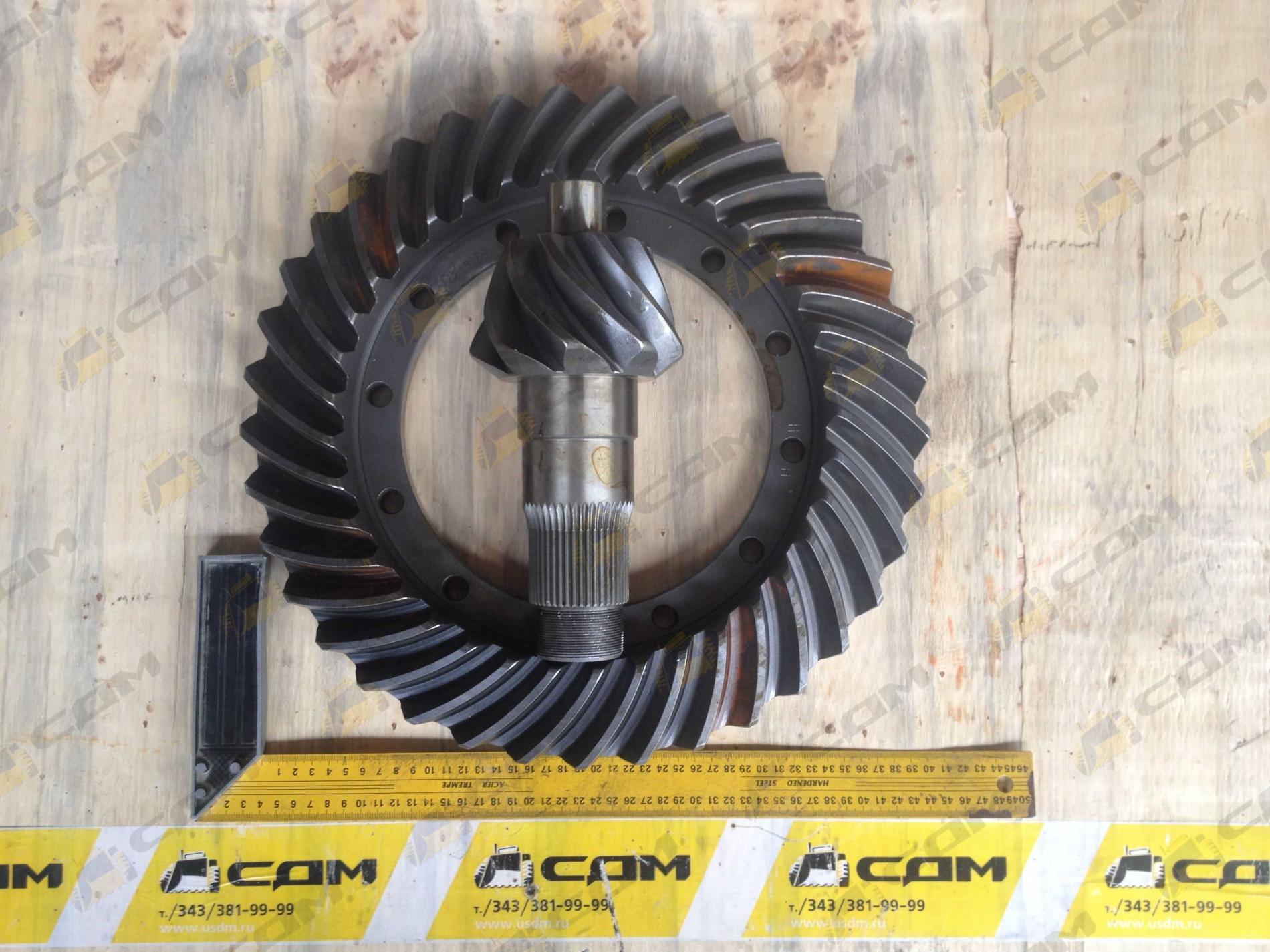 Коническая пара 37/9 редуктора переднего моста CDM860 LG860.04.01.03.02-001