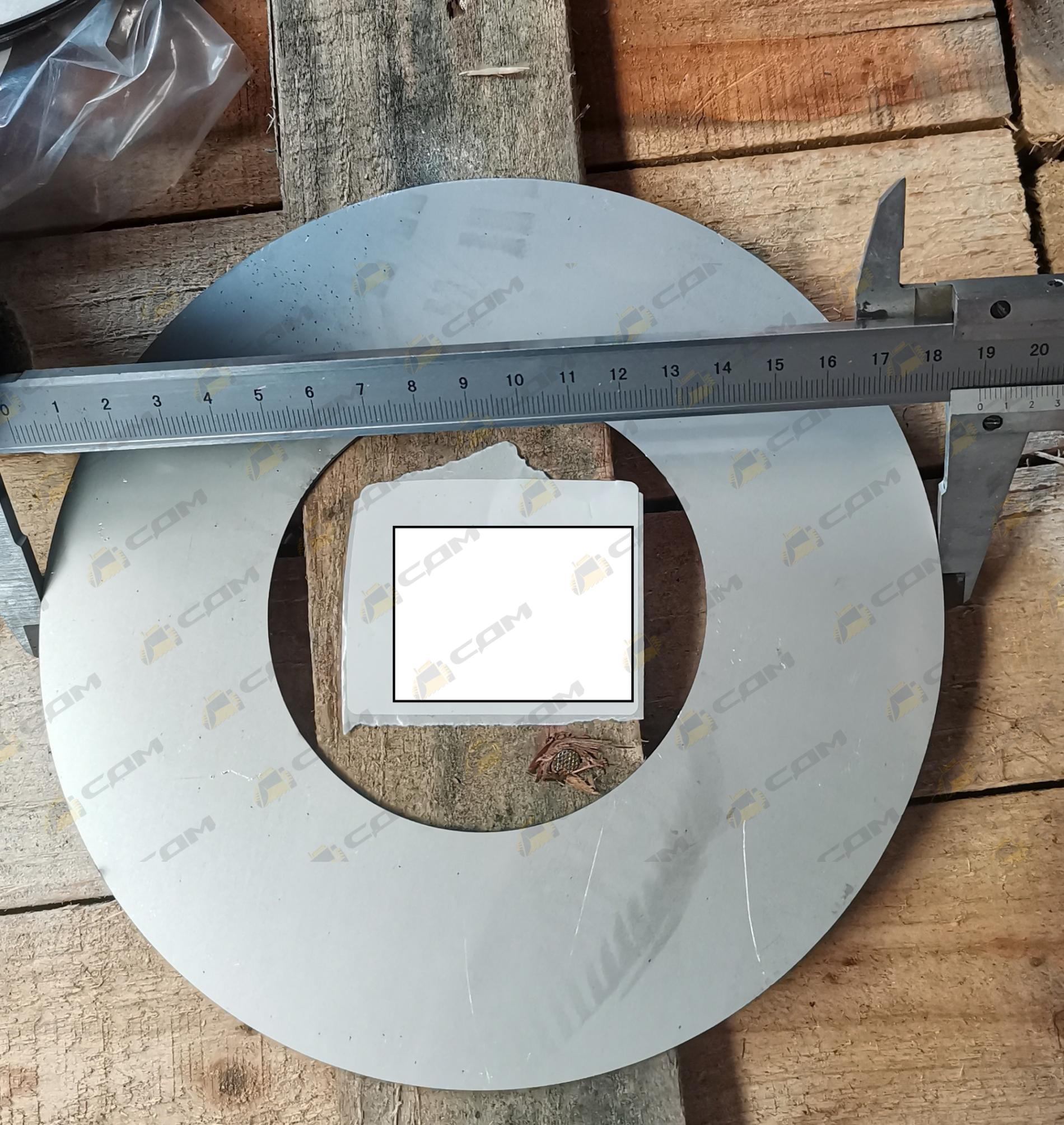 Шайба регулировочная пальца крепления трапеции к ковшу 90х190х1 CDM6376 30616115493/LG6376.16-06