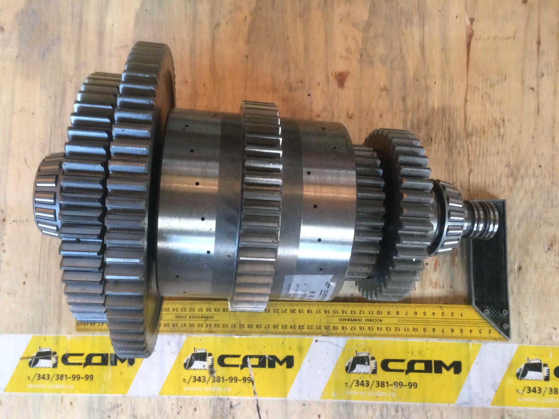 Вал II оси в сборе CDM833 ZL30E.5.3 (оригинал)