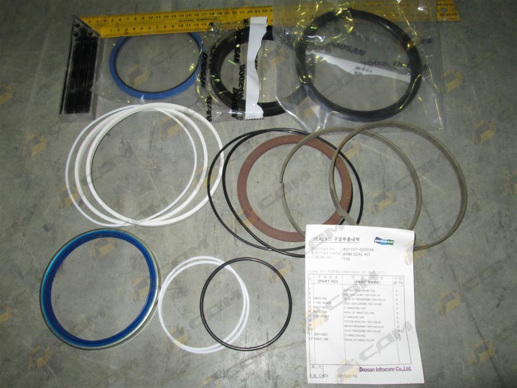 Ремкомплект гидроцилиндра рукояти Doosan K9001008 (401107-00203A)